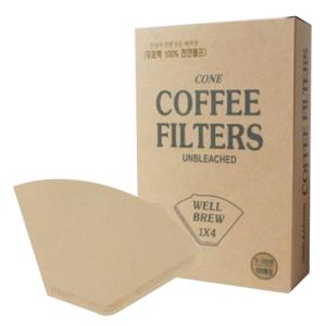 [웰브루] 여과지커피필터 1*4(5~10인용/100매입)